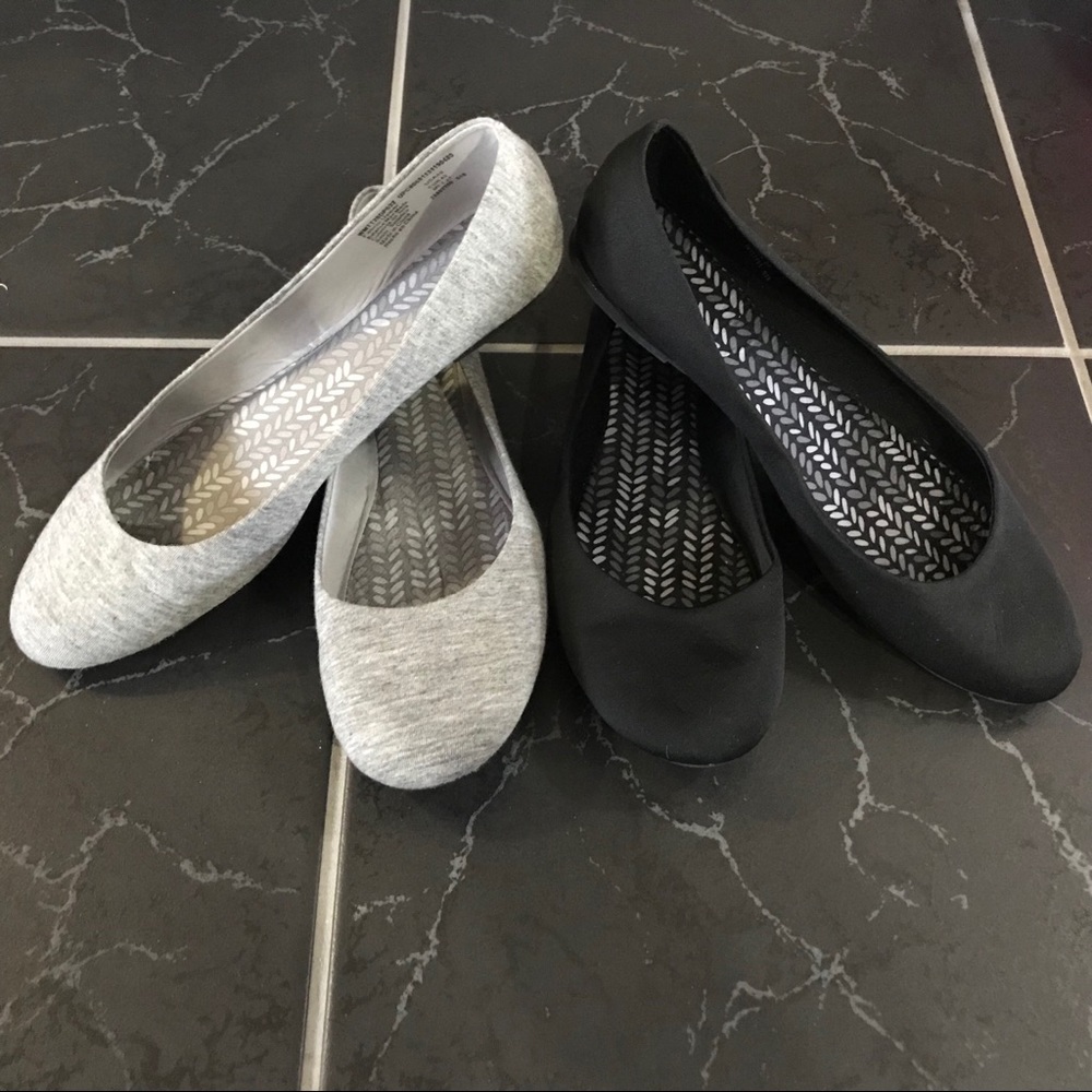 TWO pairs of Flats size 10